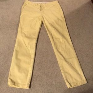 Yellow Aeropostale pants